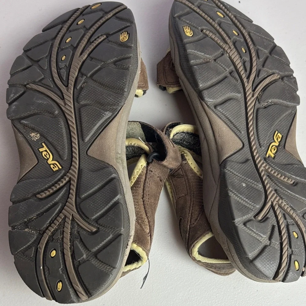 Teva Brown and Cream Women's Universal Hiking Sandals